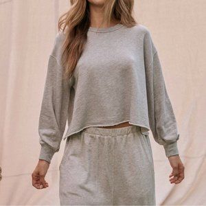 NWT The Great Sleep Cut Off Sweatshirt